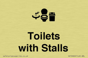 Toilets: Stalls and Wash Basin with Sanitary Bin